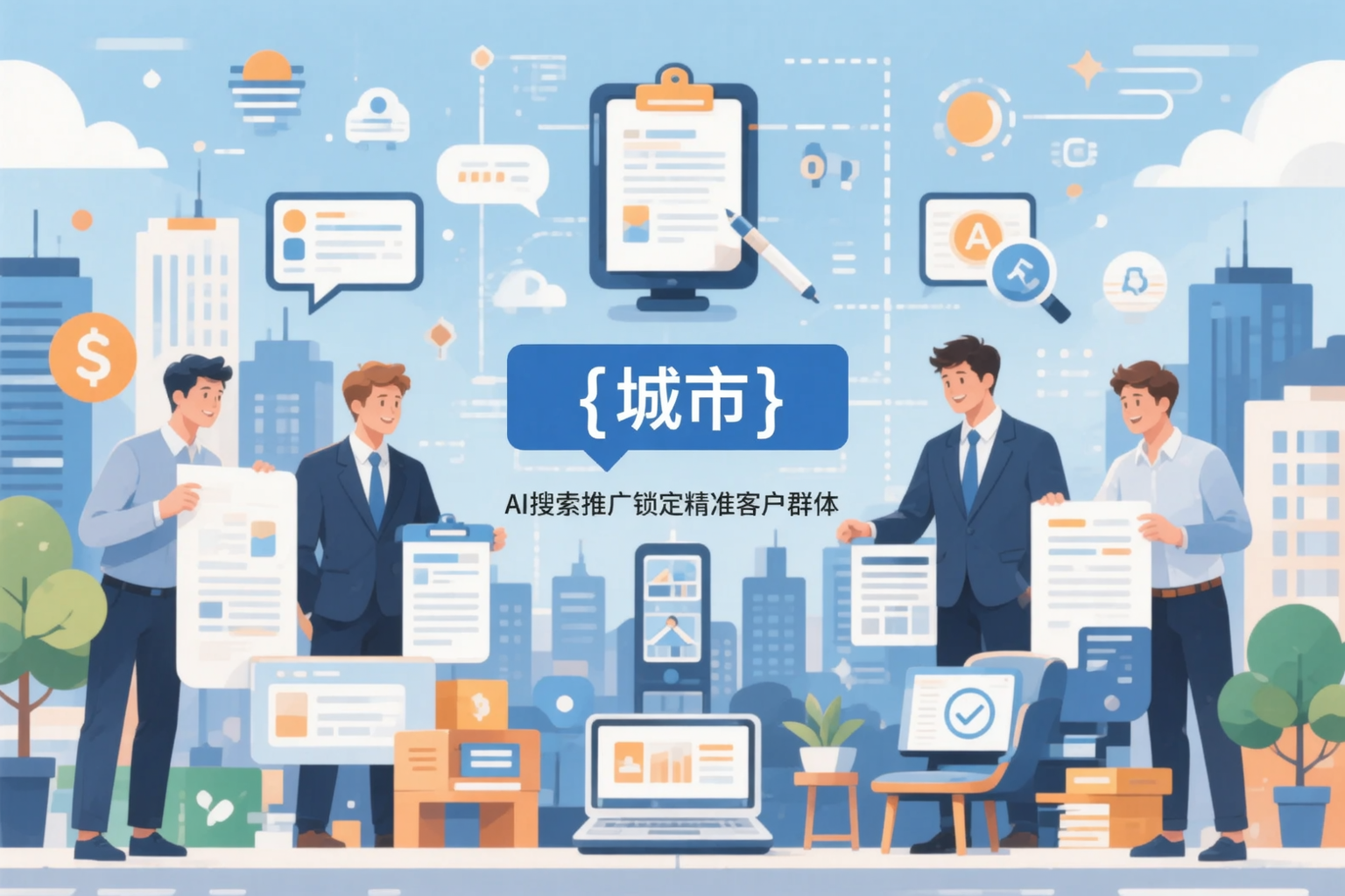 鄂尔多斯公司如何用AI搜索推广锁定精准客户群体