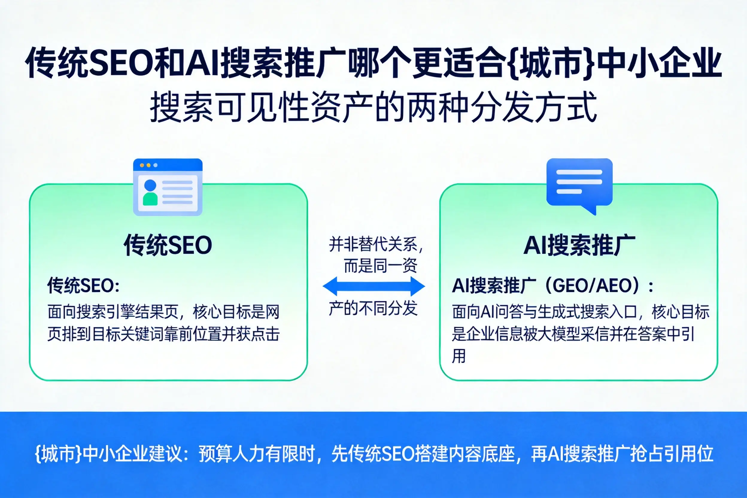 传统SEO和AI搜索推广哪个更适合鄂尔多斯中小企业