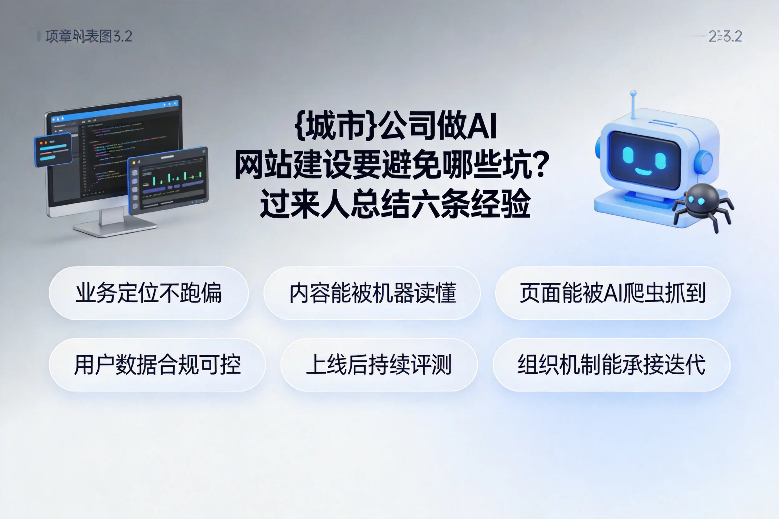 鄂尔多斯公司做AI网站建设要避免哪些坑？过来人总结六条经验