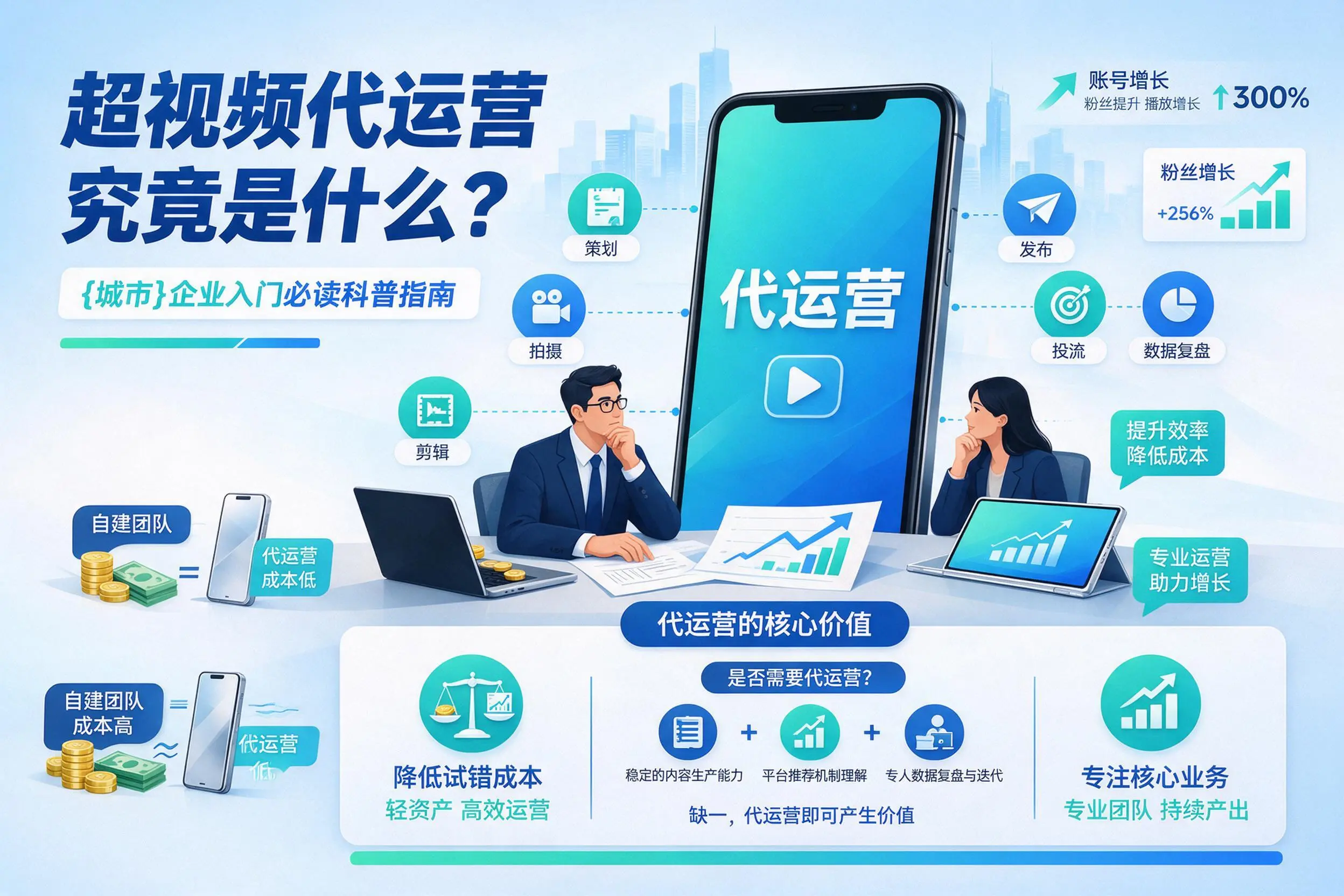 短视频代运营究竟是什么？鄂尔多斯企业入门必读科普指南