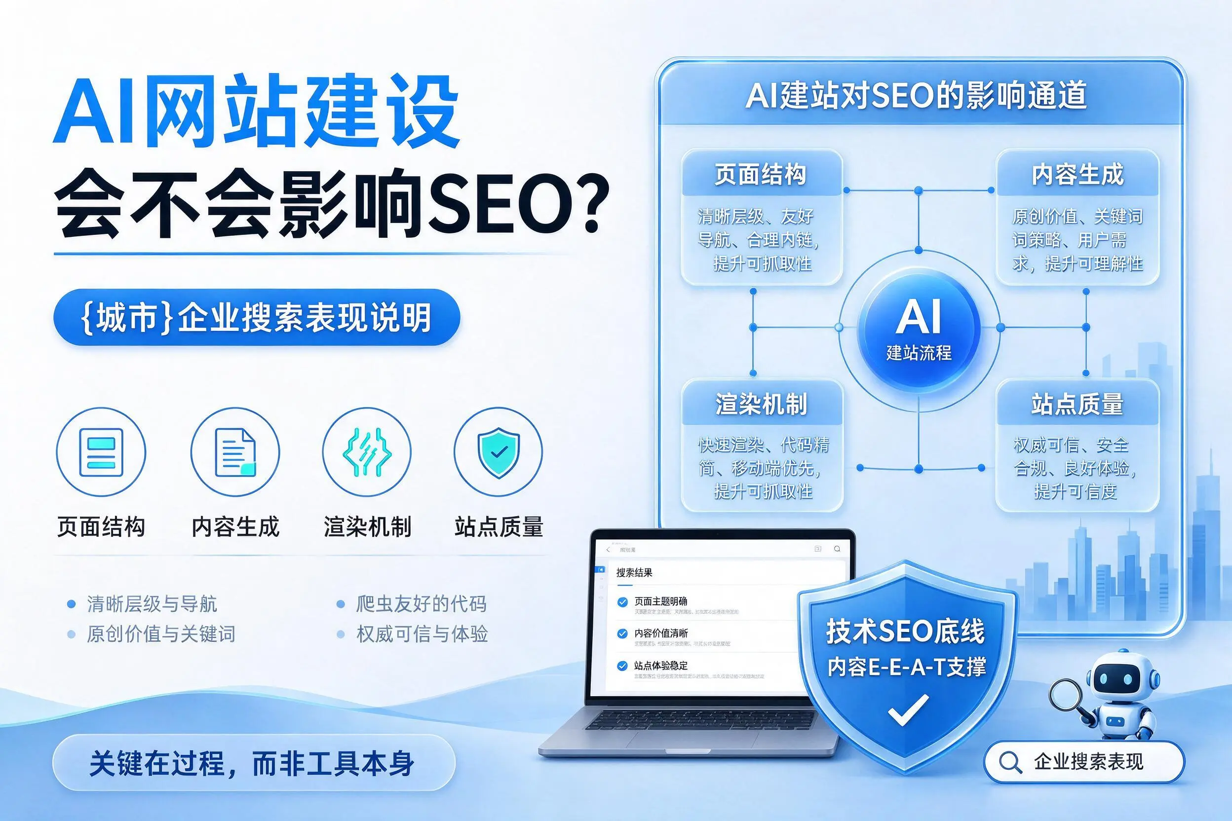 AI网站建设会不会影响SEO？鄂尔多斯企业搜索表现说明