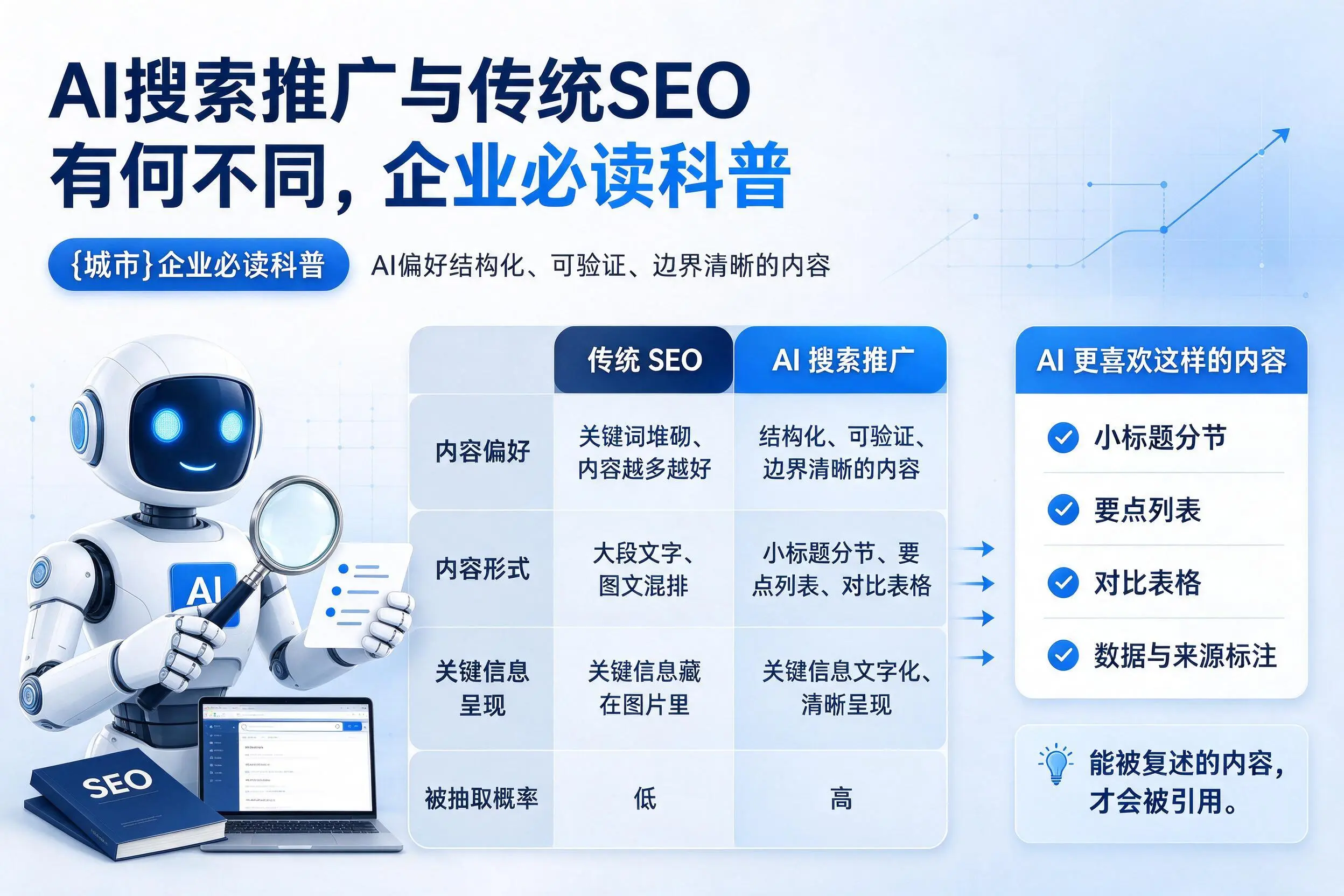 AI搜索推广与传统SEO有何不同，鄂尔多斯企业必读科普